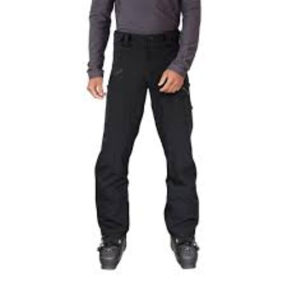 Obermeyer Mens Foraker Shell Pant Black New With Tags Size Medium Pre-Priced $29